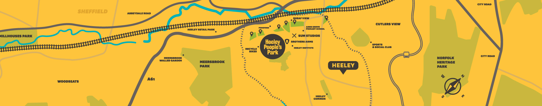 Heeley People's Park Map