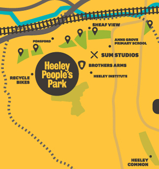 Heeley People's Park Map